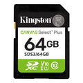 Kingston Canvas Select Plus Gen3 Card de Memorie SDXC 64GB 100MB/s C10 UHS-I U1 V10