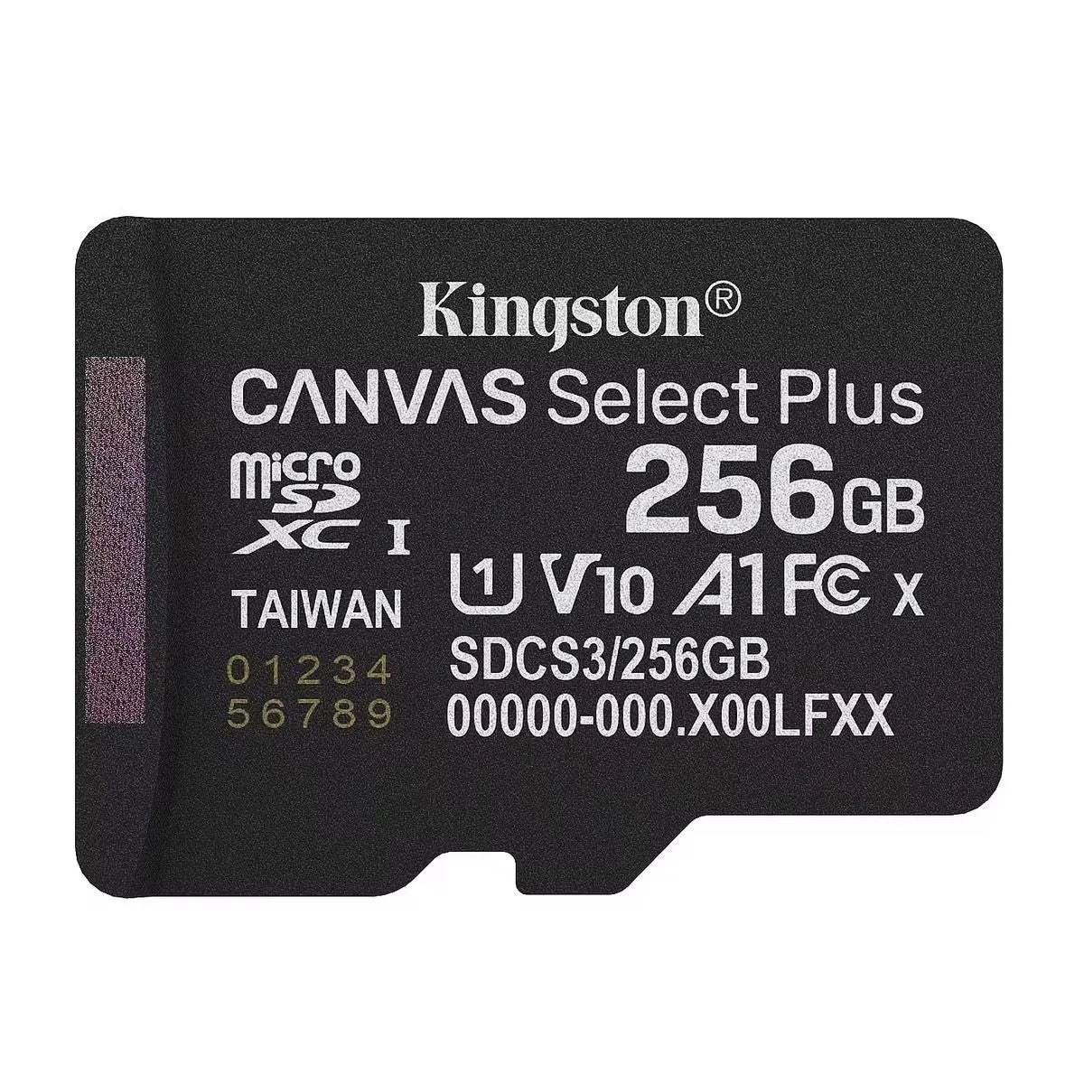 Kingston Canvas Select Plus Gen3 Card de Memorie microSDXC 256GB 150MB/s A1 Fara Adaptor