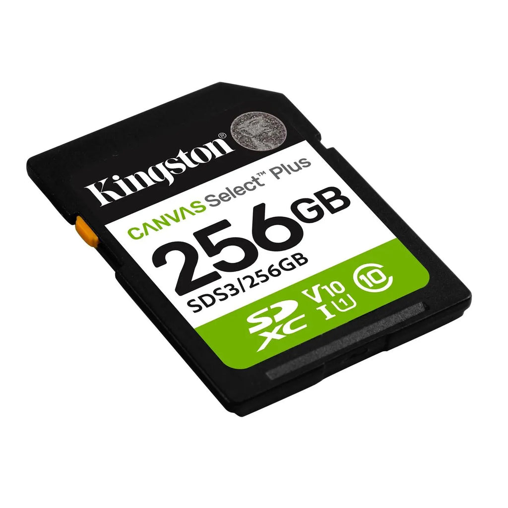 Kingston Canvas Select Plus Gen3 Card de Memorie SDXC 256GB 150MB/s C10 UHS-I U1 V10