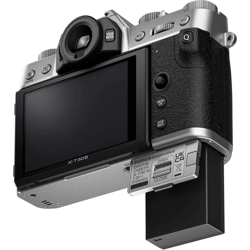 FujiFilm X-T30 III Aparat Foto Mirrorless Crop 26MP Video 4K Argintiu cu Obiectiv XC 13-33mm
