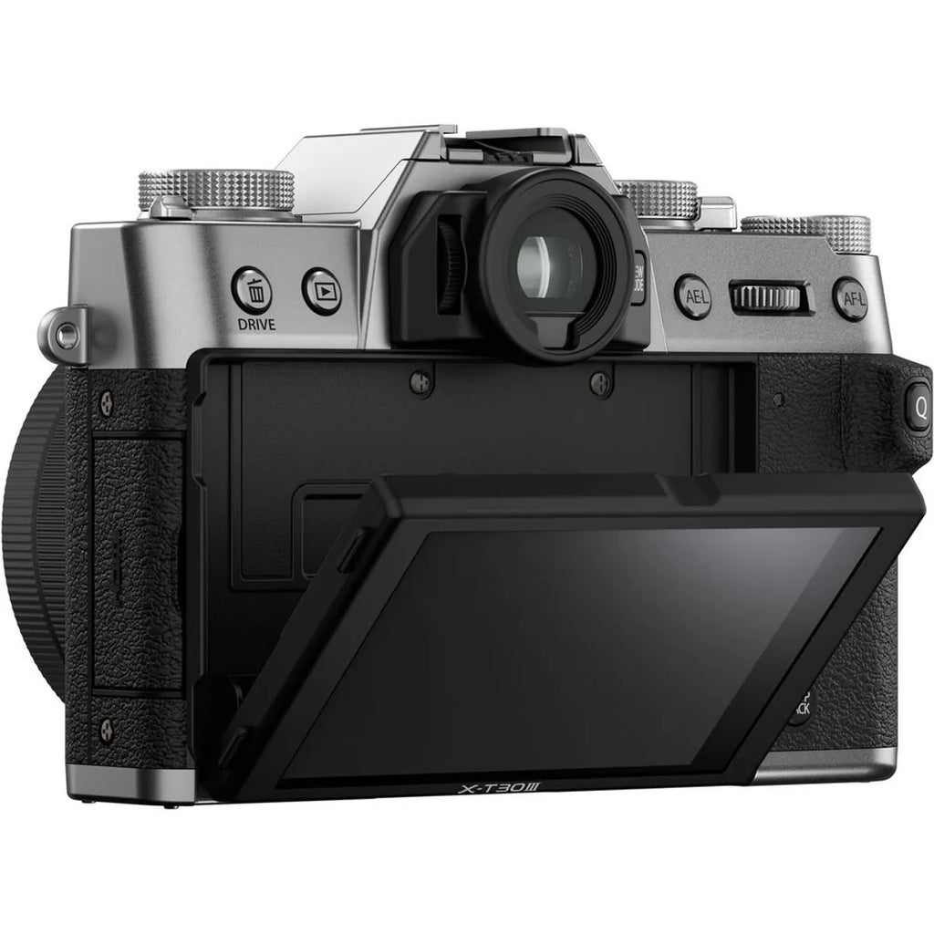 FujiFilm X-T30 III Aparat Foto Mirrorless Crop 26MP Video 4K Argintiu cu Obiectiv XC 13-33mm