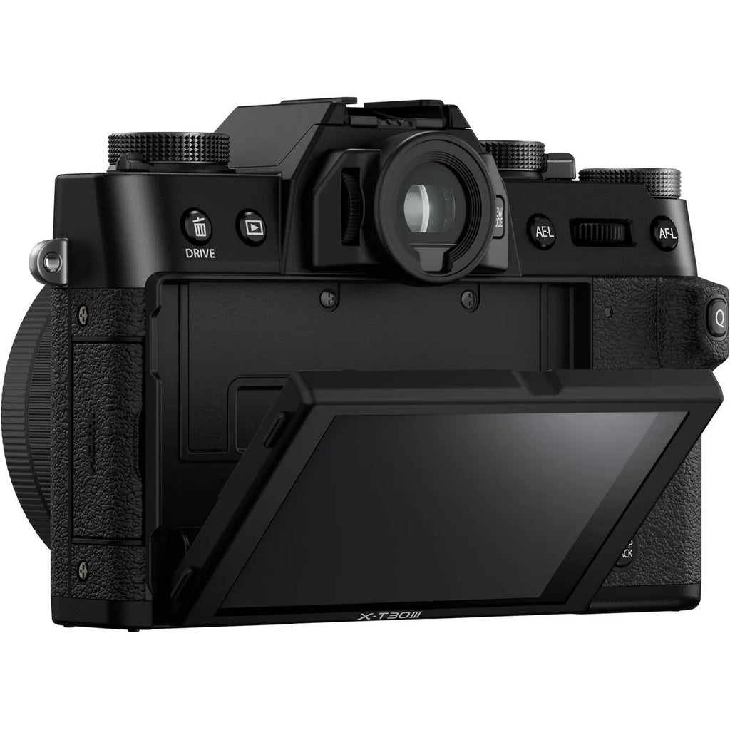 FujiFilm X-T30 III Aparat Foto Mirrorless Crop 26MP Video 4K Negru cu Obiectiv XC 13-33mm