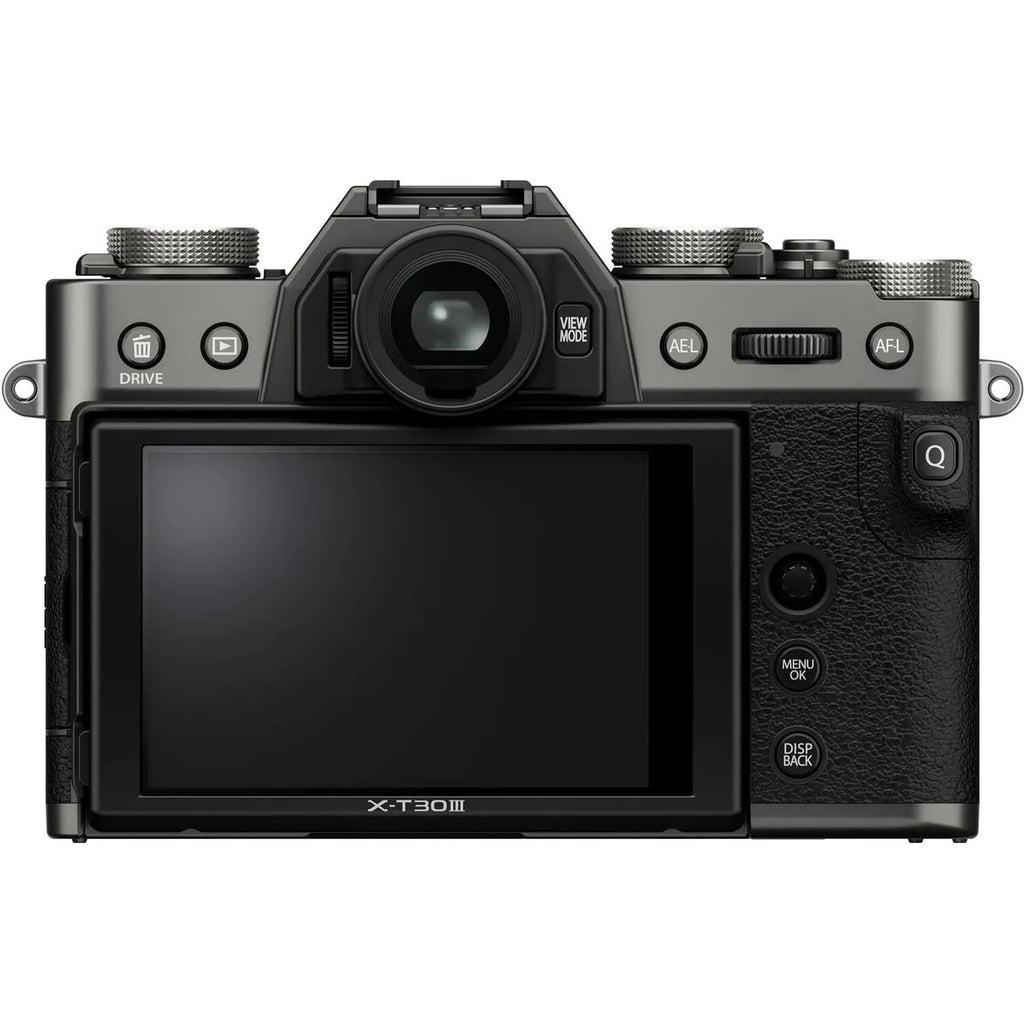 FujiFilm X-T30 III Aparat Foto Mirrorless Crop 26MP Video 4K Graphite cu Obiectiv XC 13-33mm