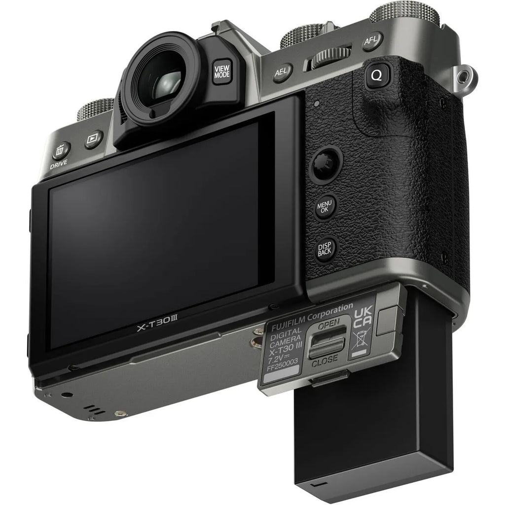 FujiFilm X-T30 III Aparat Foto Mirrorless Crop 26MP Video 4K Graphite cu Obiectiv XC 13-33mm