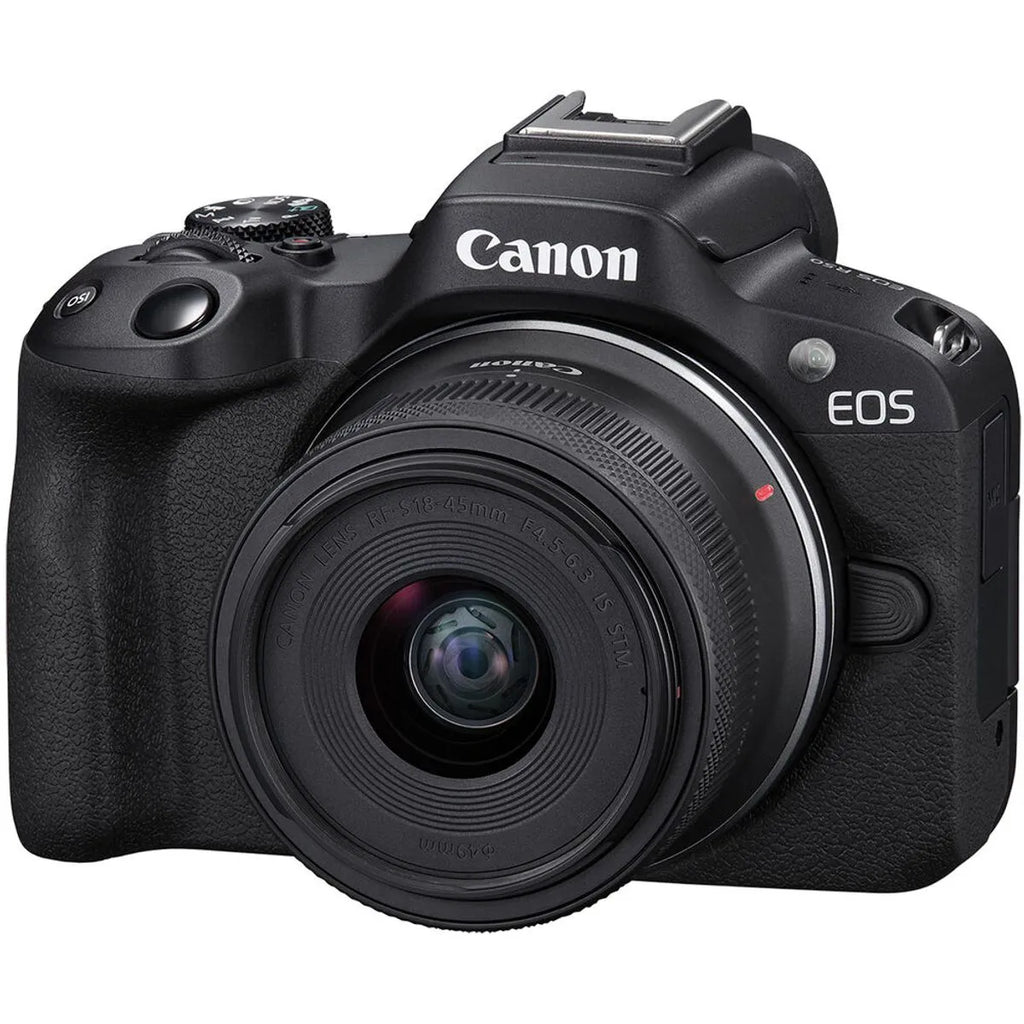 Canon EOS R50 Aparat Foto Mirrorless Kit cu Obiective 18-45mm si 75-300mm