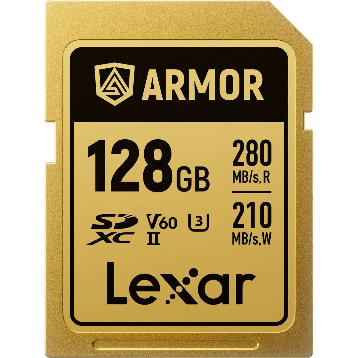 Lexar ARMOR Gold Card de Memorie SDXC UHS-II 128GB Otel Inoxidabil