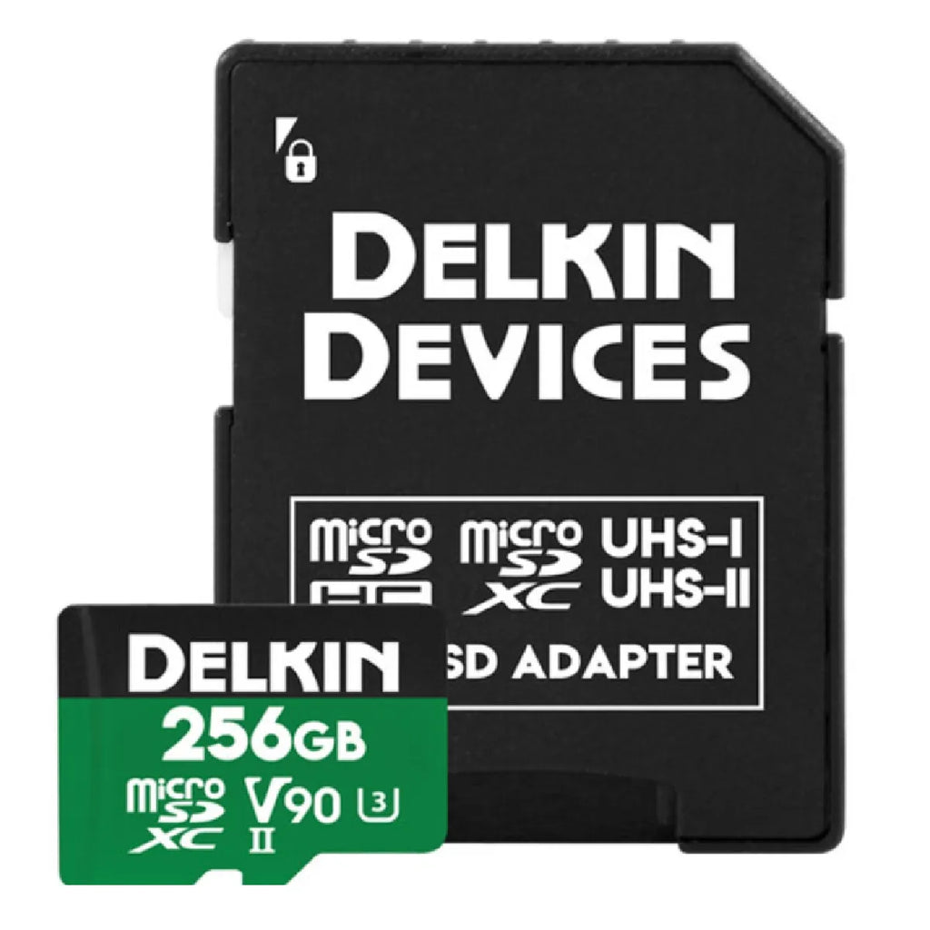 Delkin Power 2000X Card de Memorie microSD 256GB UHS-II (V90) R300/W250