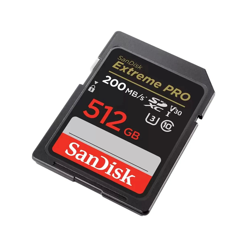 SanDisk Extreme PRO Card de Memorie SD 512GB SDXC UHS-I Class 10 U3 V30 + 2 Ani RescuePRO Deluxe