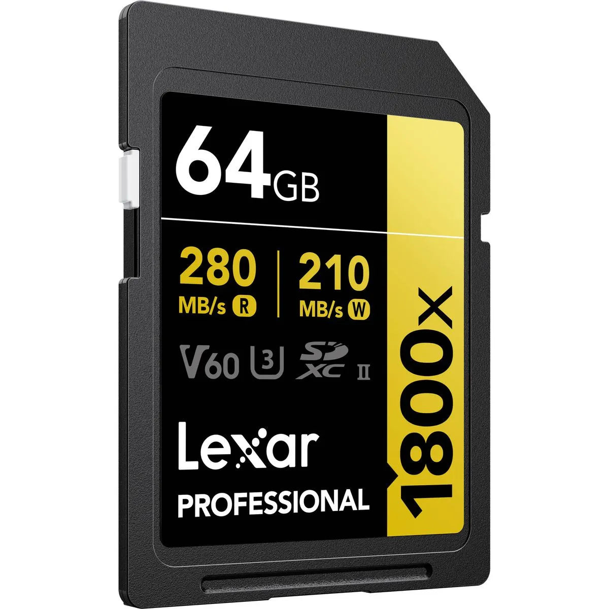 Lexar Card de Memorie SDXC Professional UHS-II BL 1800x 64GB V60 Gold