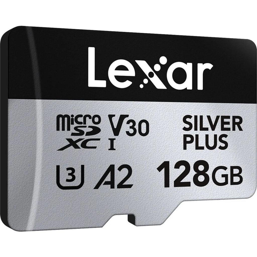 Lexar Profesional Silver Plus Card de Memorie microSDXC 128GB UHS-I V30