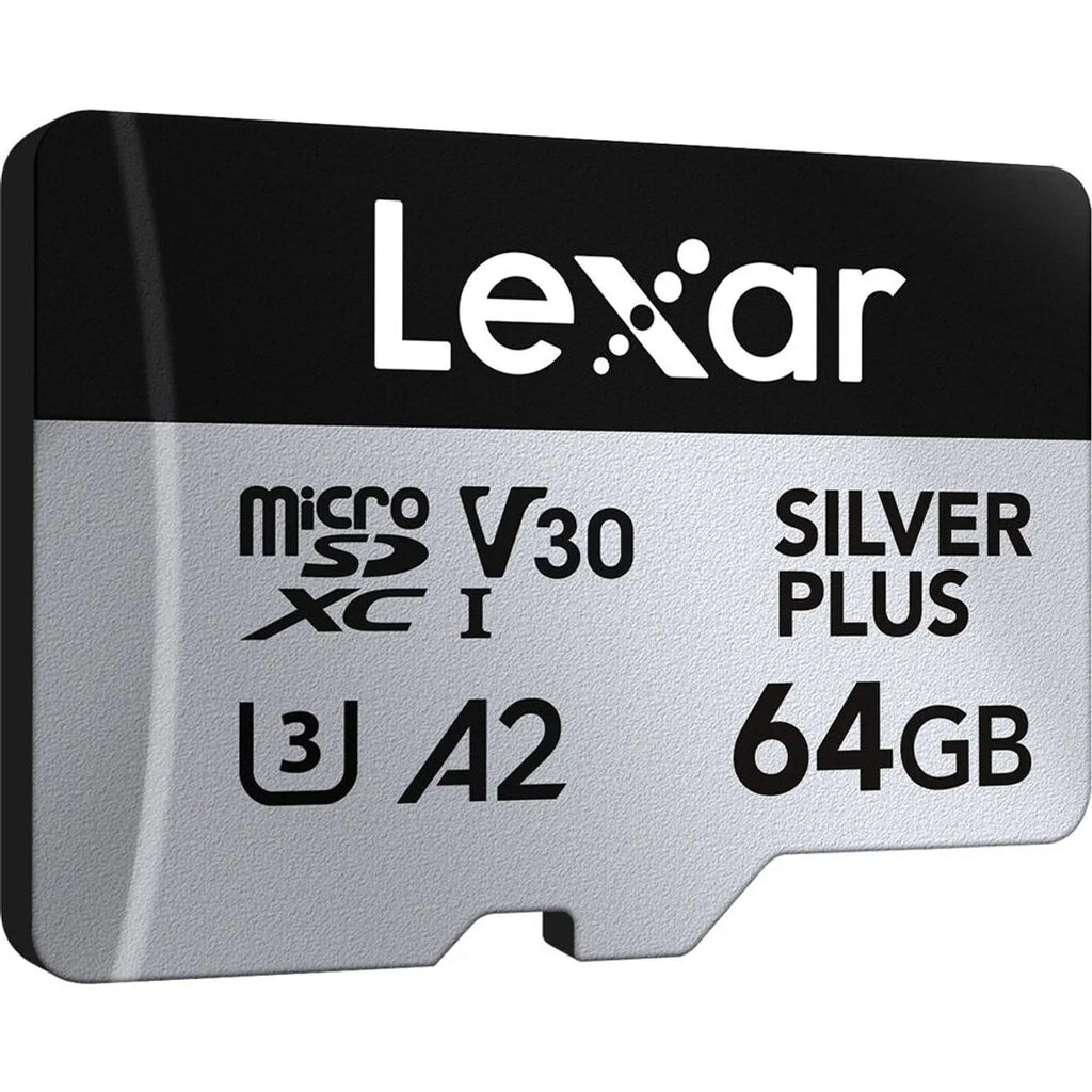 Lexar Profesional Silver Plus Card de Memorie microSDXC 64GB UHS-I V30