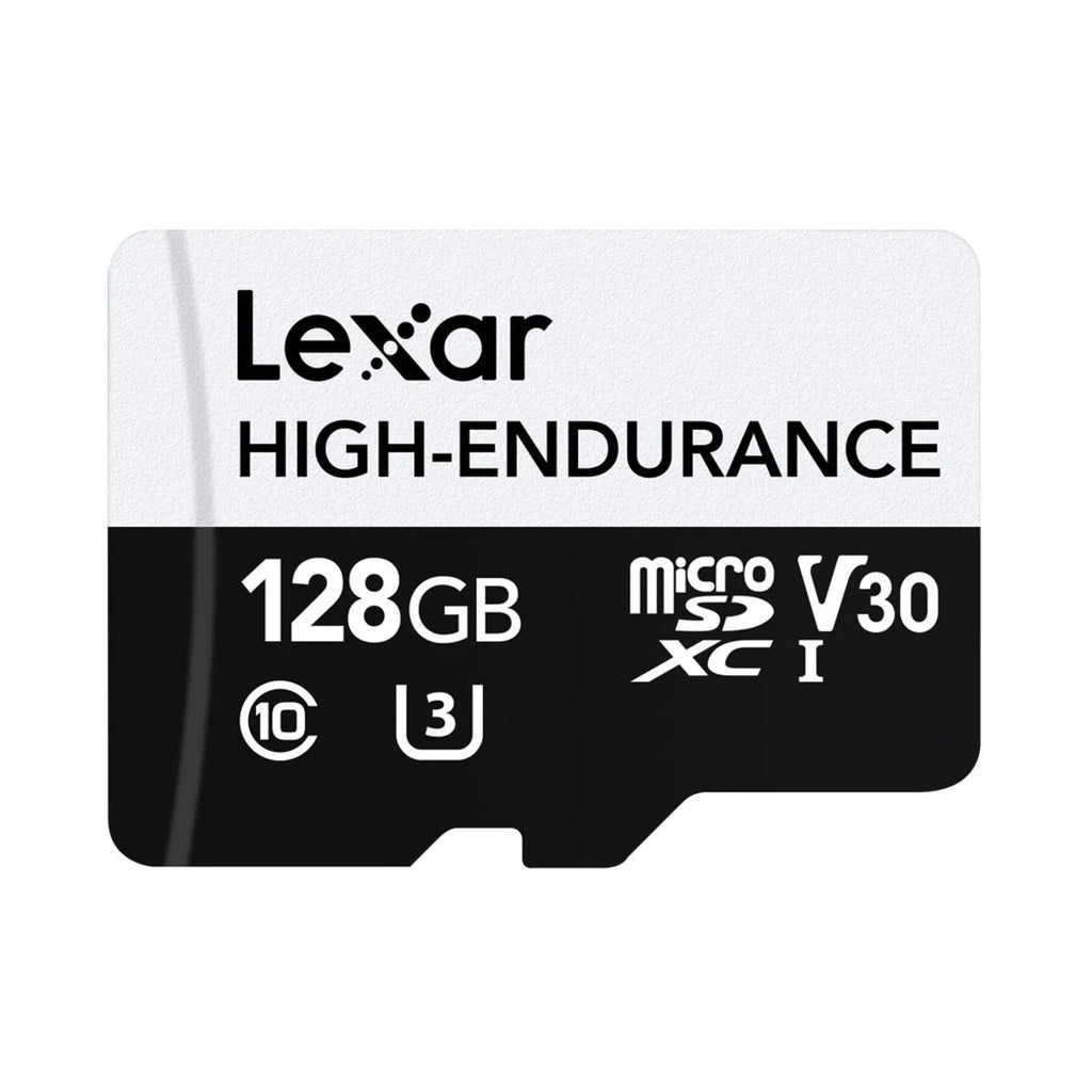 Lexar High-Endurance Card Memorie microSDXC 128GB UHS-I/U3/10 R100/W45 V30