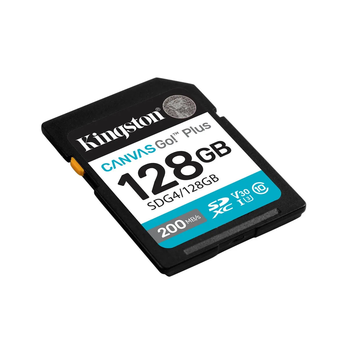 Kingston Canvas Go Plus SDG4 Card de Memorie SDXC 128GB 200MB/s R U3 V30